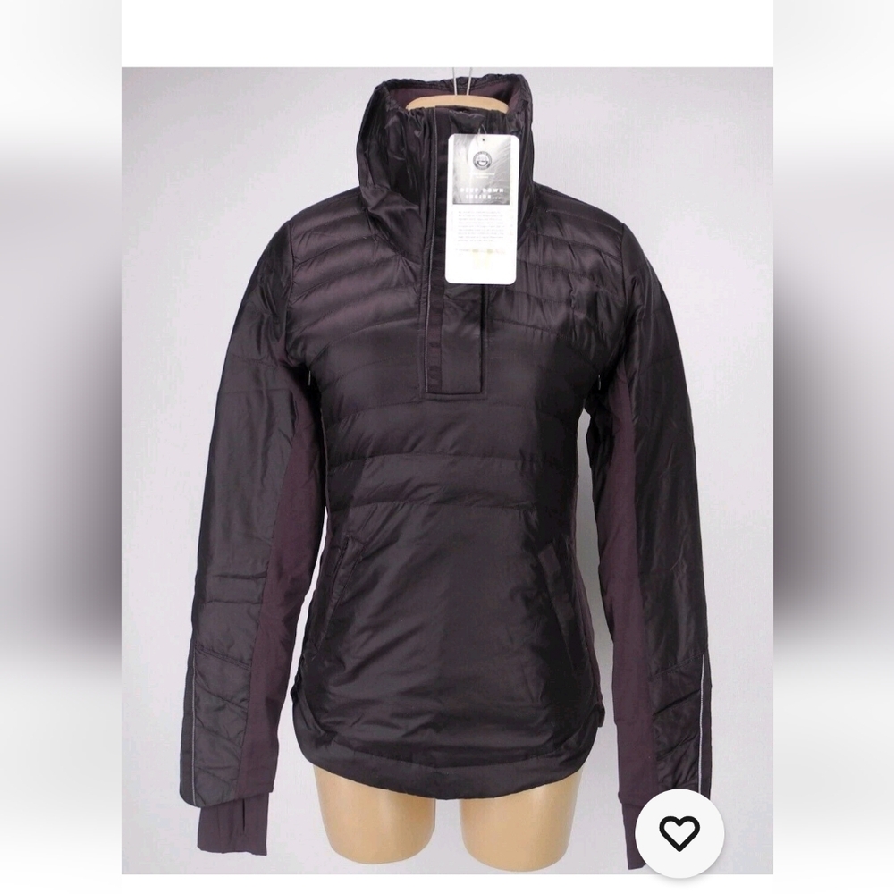 🍋 Lululemon 🍋 Down For A Run Pullover, Black Cherry, Size 4